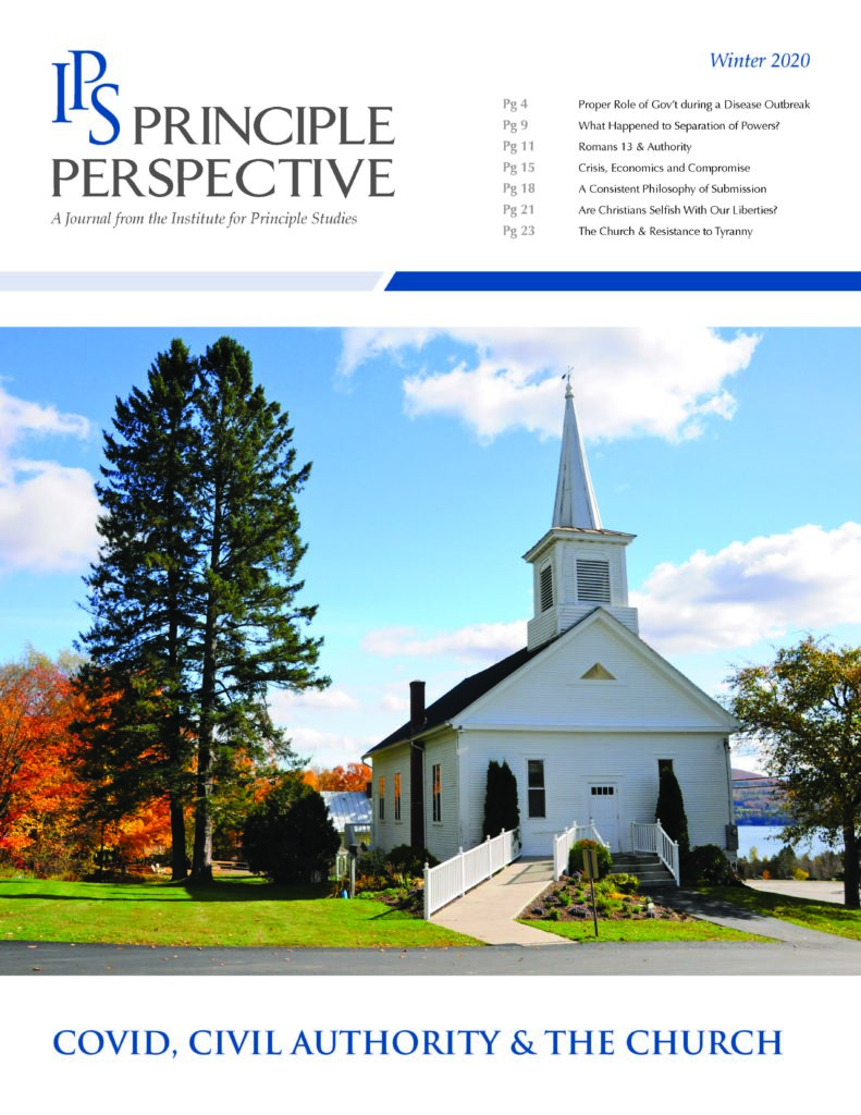 Principle Perspective - Covid, Civil Authority & the Church
